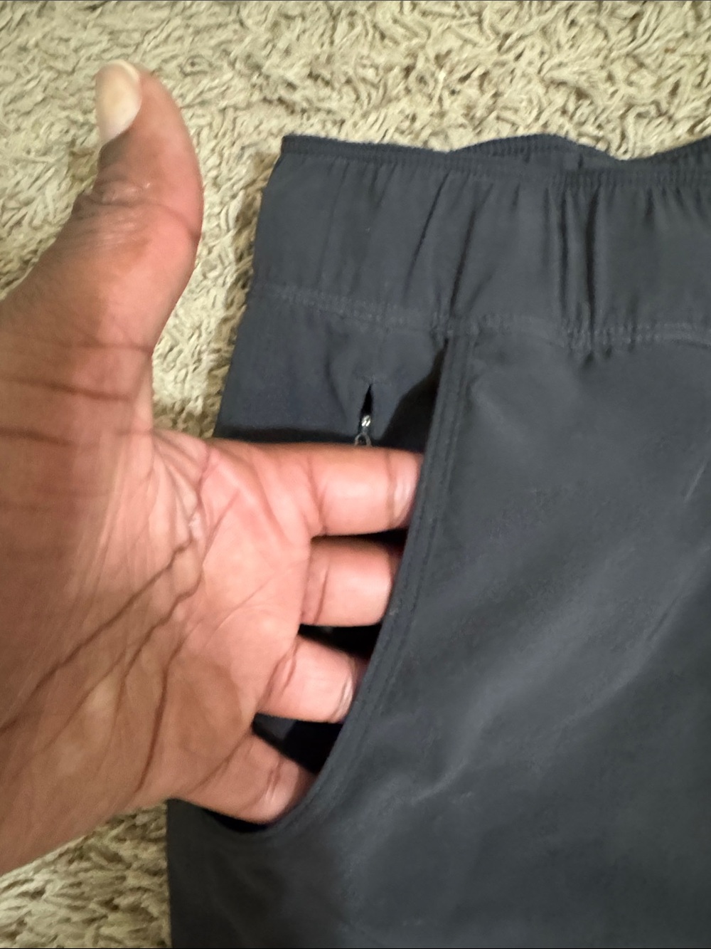 Patagonia Women’s Black Faux Wrap Drawstring Skort size M Athletic Athleisure - Picture 4 of 9